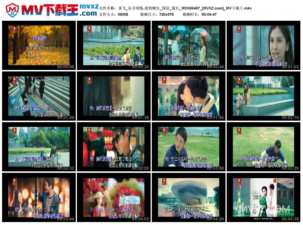 龙飞_东方明悦-爱的赌注_国语_流行_MD306497
